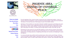Desktop Screenshot of phoenixdances.org